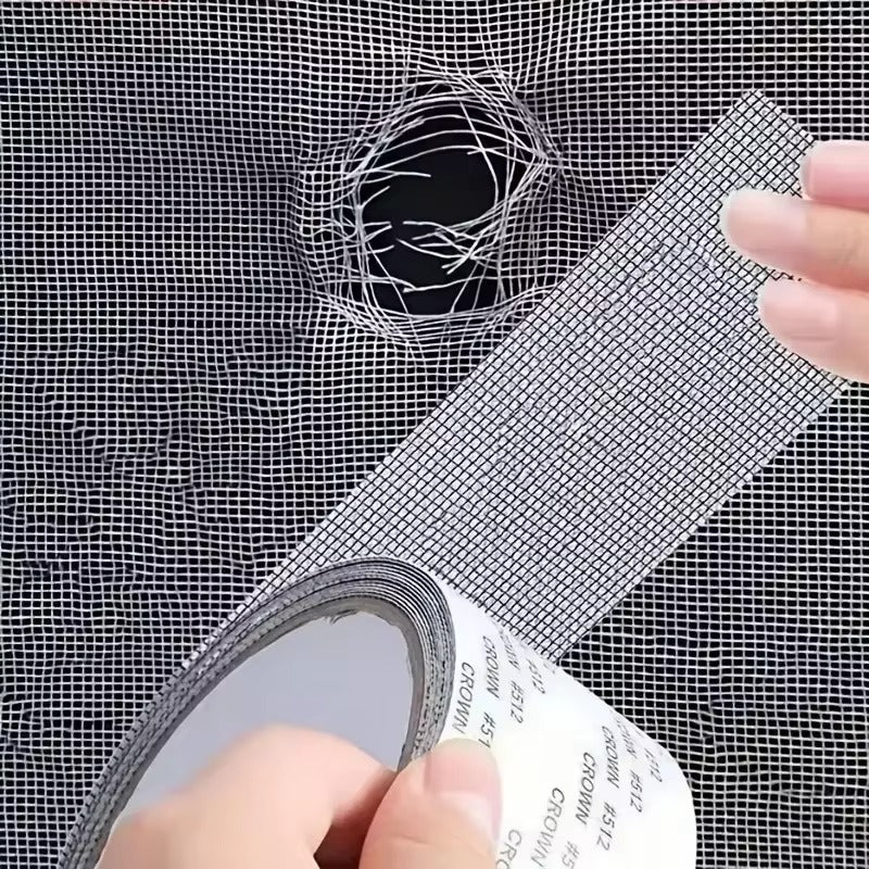 1Pc) Mesh Repair Tape – Quick and Durable Solution for Torn Screens